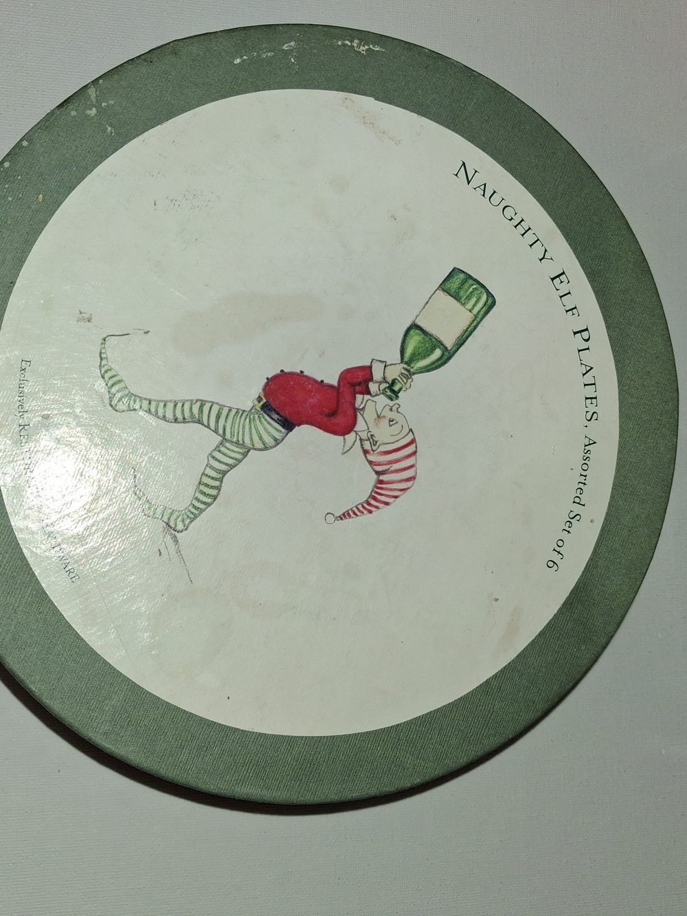 - Holiday Party Naughty Elf Plates